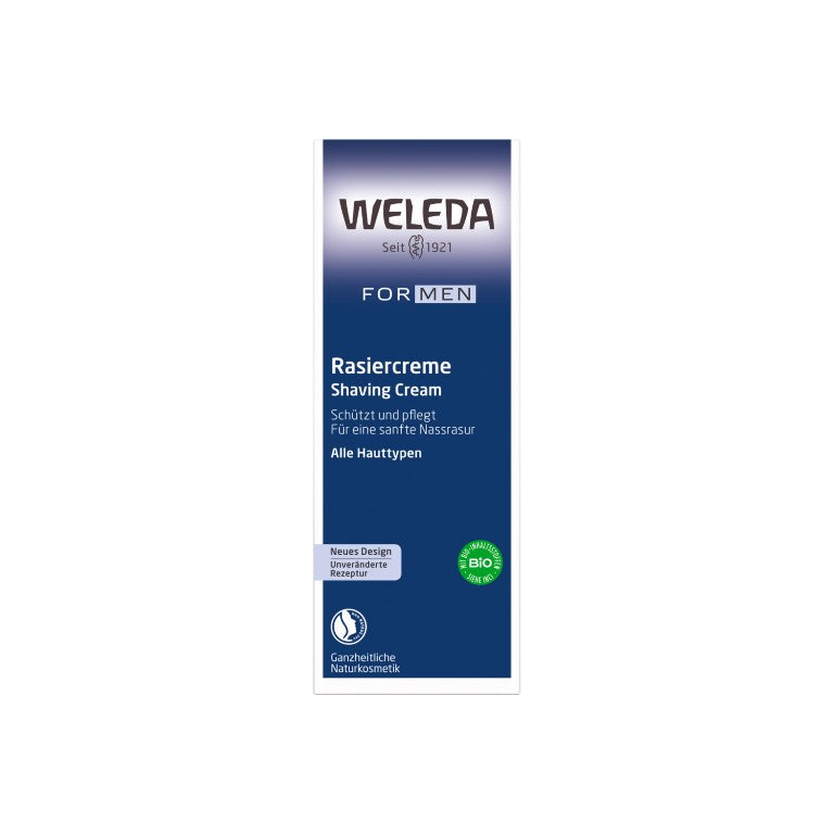WELEDA For Men Rasiercreme schützt und pflegt, 75 ml Cream Limited Stock