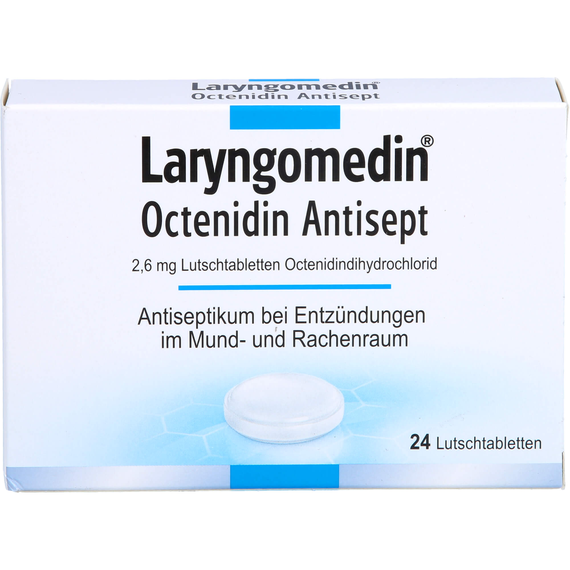 Laryngomedin Octenidin Antisept 2,6 mg Lutschtabletten, 24 pcs. Tablets Online Sale