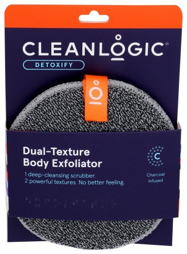 Cleanlogic Detoxify Dual-Texture Body Exfoliator 1 Pack Online Hot Sale